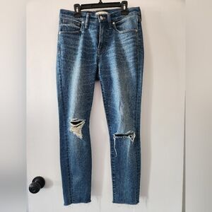 Madewell 9" High-Rise Skinny Crop Raw Hem
